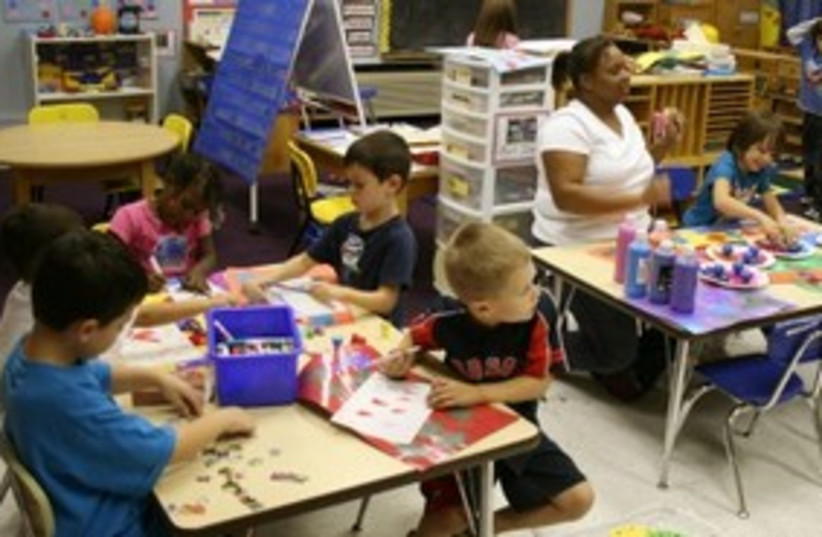 Children in kindergarten classroom 311 (photo credit: woodlywonderworks)