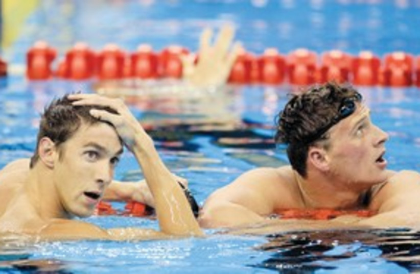 Michael Phelps, Ryan Lochte_311 (photo credit: Reuters)