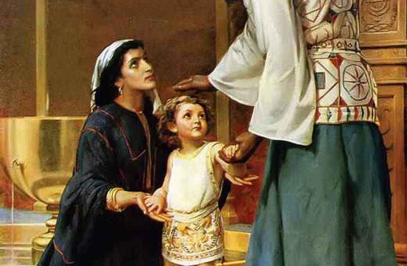 Hannah kept her vow to dedicate Samuel to the priesthood. (photo credit: www.freechristimages.org)