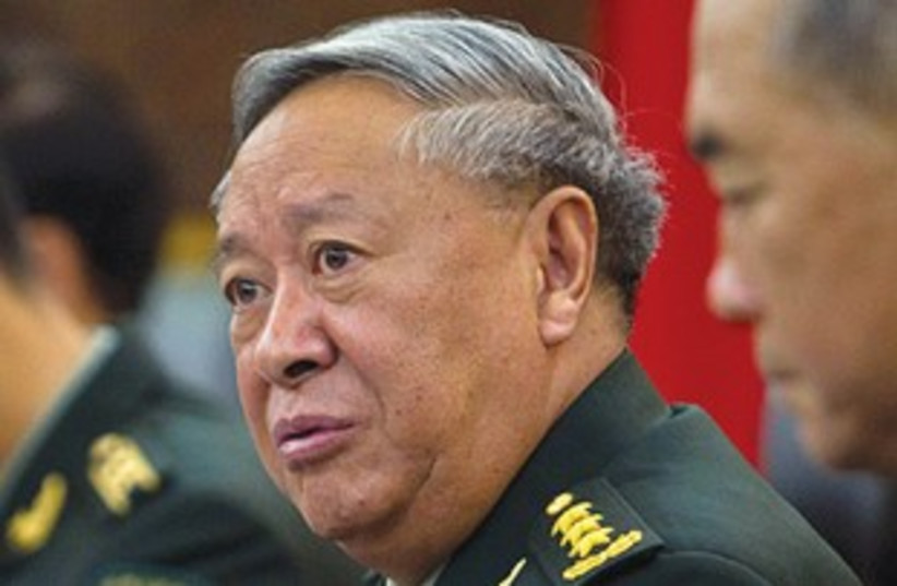 China's Gen. Chen Bingde 311 (photo credit: REUTERS/Jonathan Ernst)
