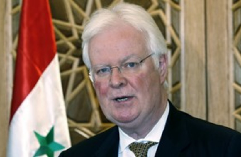 UN Special Coordinator to Lebanon Michael Williams 311 (R) (photo credit: Khaled Al Hariri / Reuters)
