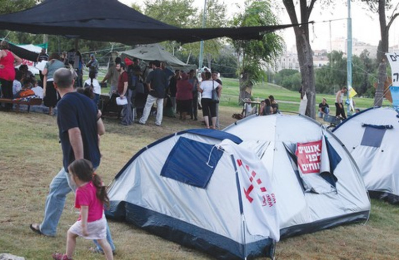 Tent city protests (photo credit: Marc Israel Sellem)