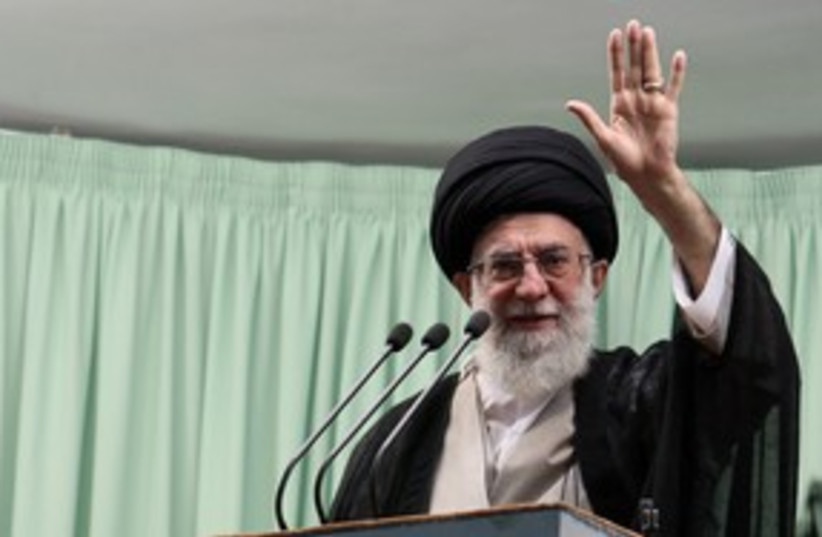 Iran's supreme leader Ayatollah Ali Khamenei 311 (R) (photo credit: Ho New / Reuters)