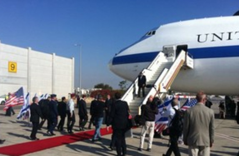Panetta arrives in Israel 311 (photo credit: Courtesy of US Embassy Tel Aviv)