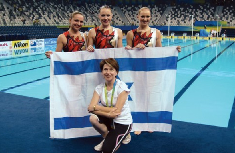 Synchronized swimming olympics 521  (photo credit: Courtesy of ISRAEL21c)