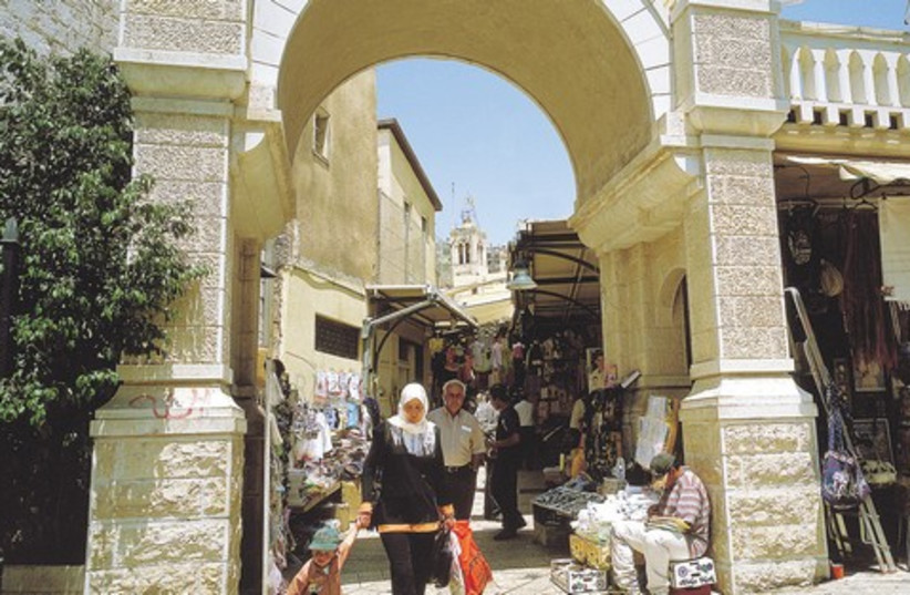 Nazareth marketplace (photo credit: www.goisrael.com)