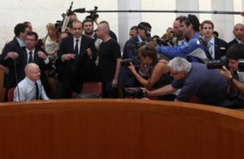 Noam Schalit in court 311 (photo credit: Marc Israel Sellem)