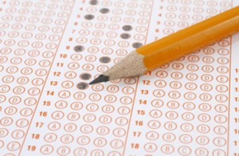 Standardized test 311 (photo credit: Thinkstock)