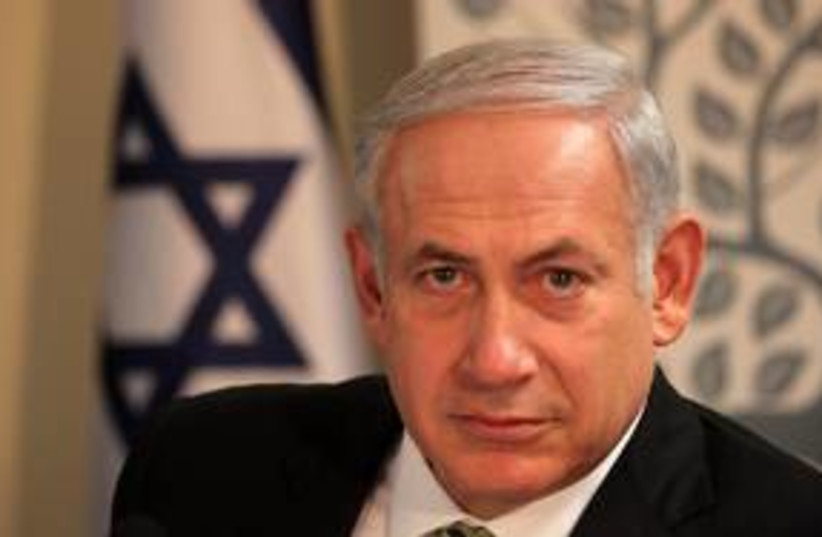 PM Netanyahu at cabinet meeting 311 (photo credit: Marc Israel Sellem/The Jerusalem Post)