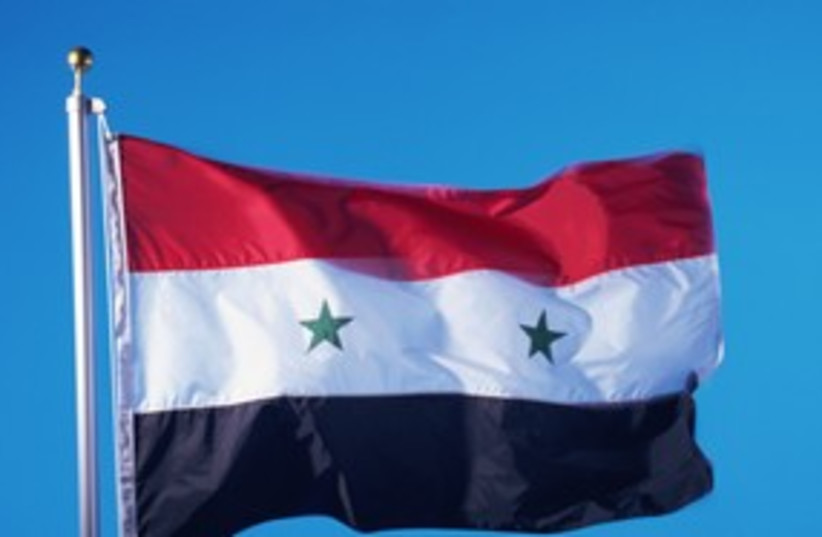 Syrian flag  311 (photo credit: Thinkstock/Imagebank)