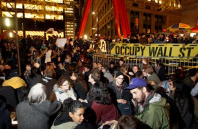 Occupy Wall Street 311 (photo credit: REUTERS)