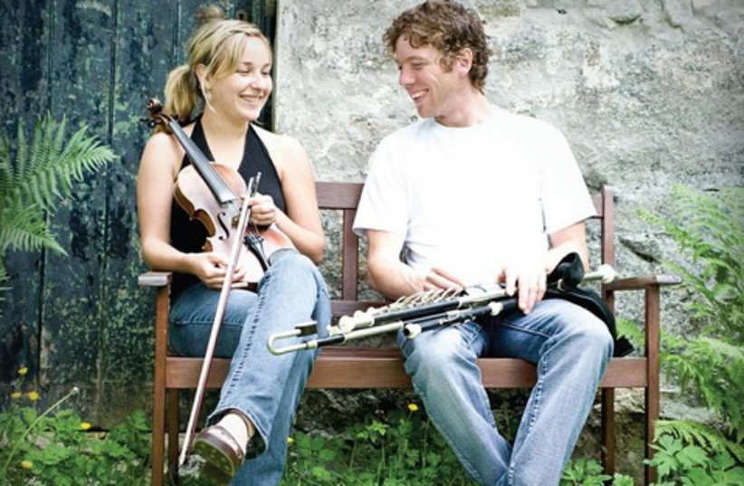 Canadian-Irish duo Sophie Lavoie and Fiachra O’Regan 521 (photo credit: Courtesy/Jacob's Letter)