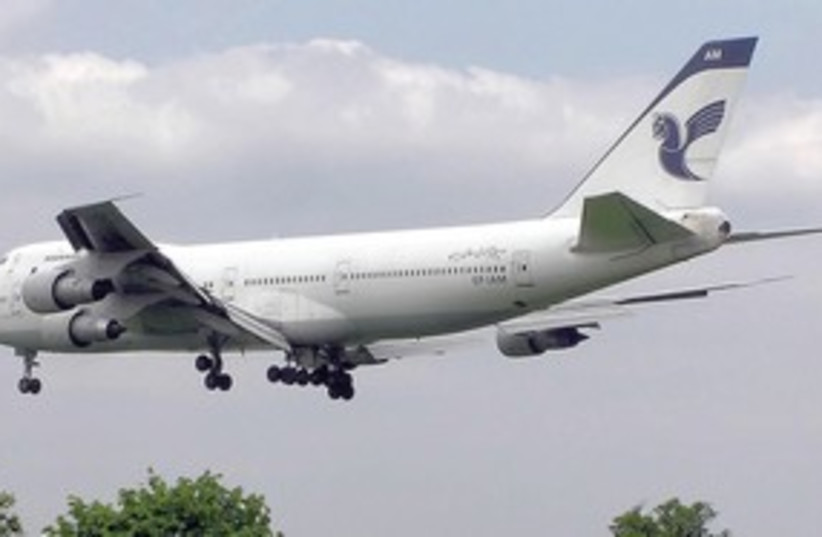 IRAN AIR Boeing 747 311  (photo credit: Wikimedia Commons)