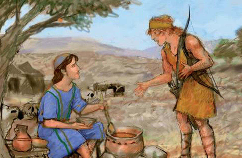 Jacob and Esau 521 (photo credit: Avi Katz)
