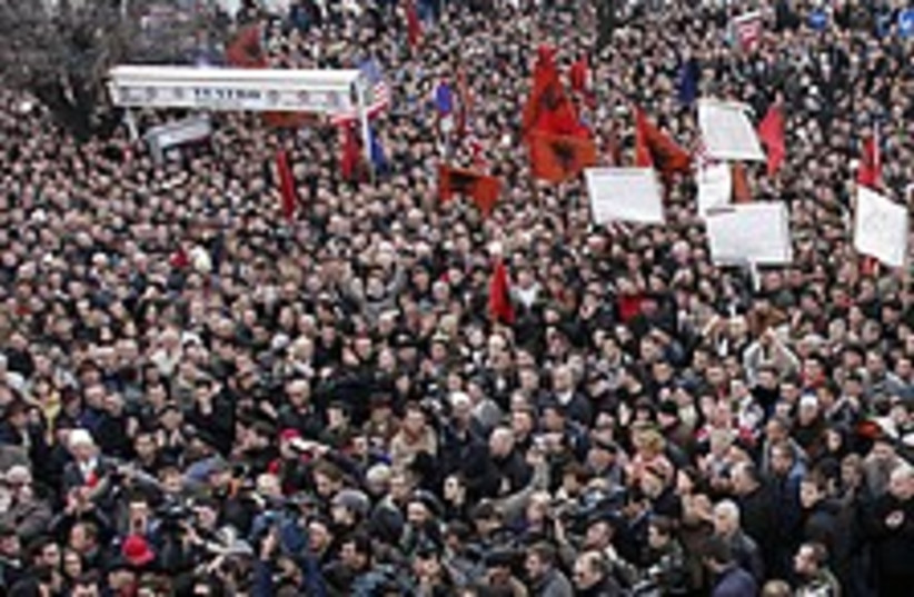 kosovo rally 224.88 (photo credit: AP [file])