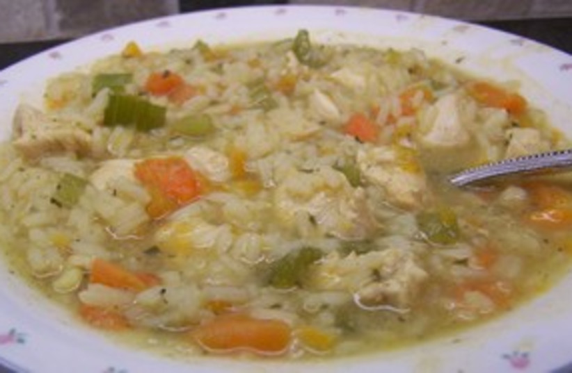 Quick Chicken and Rice Soup 311 (photo credit: gourmetkoshercooking.com)