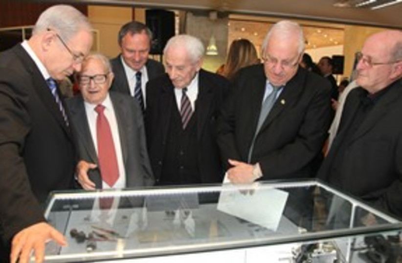 Exhibit commemorating 50 years since Eichmann’s trial (photo credit: Amos Ben-Gershon/GPO)