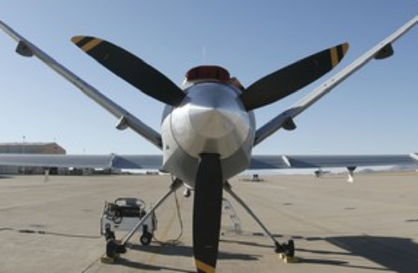 turboprop MQ-9 Predator B drone 311 R (photo credit: REUTERS)