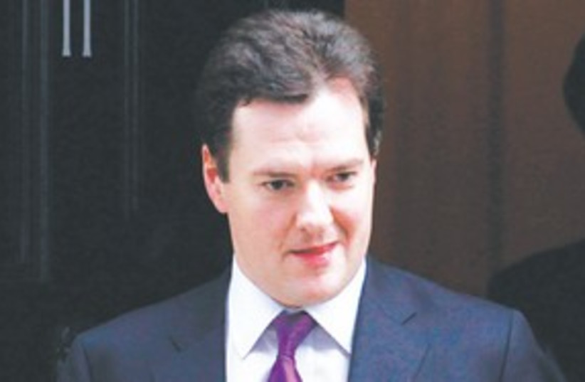 George Osborne 311 (photo credit: Reuters)