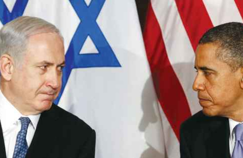 Bibi et Barack (photo credit: Reuters)
