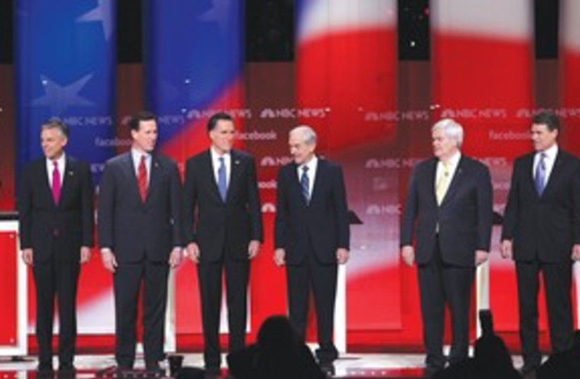 Republican presidential candidates 311 (photo credit: REUTERS)
