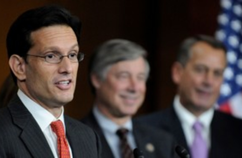 Eric Cantor 311 (photo credit: REUTERS/Jonathan Ernst)
