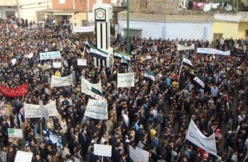 Syria protest_311 (photo credit: Reuters)