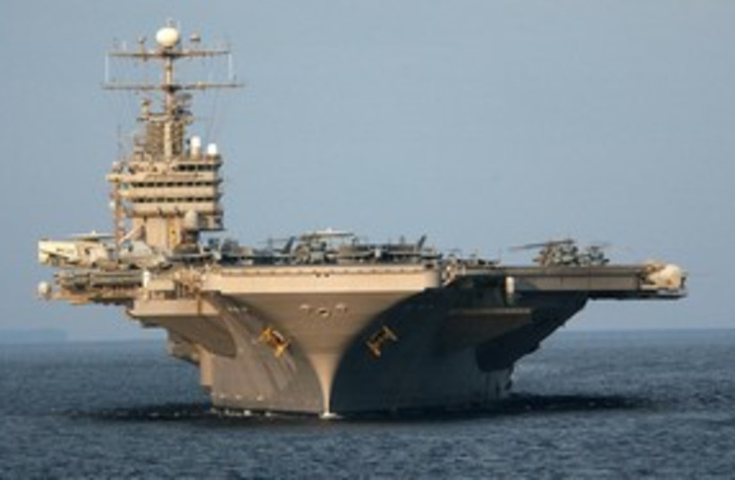 USS Abraham Lincoln_311 (photo credit: Reuters)