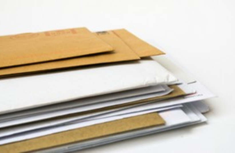 mail envelopes packages delivery 311 (photo credit: Thinkstock/Imagebank)