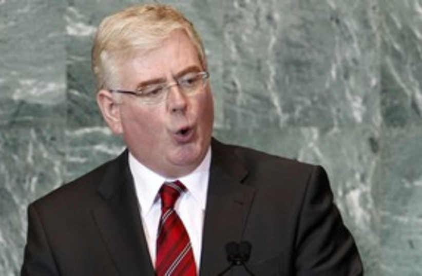 Irish Foreign Minister Eamon Gilmore 311 (photo credit: Mike Segar / Reuters)