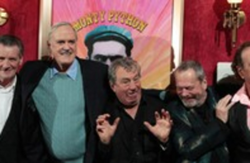 Original cast of Monty Python 300 (photo credit: REUTERS/Lucas Jackson)