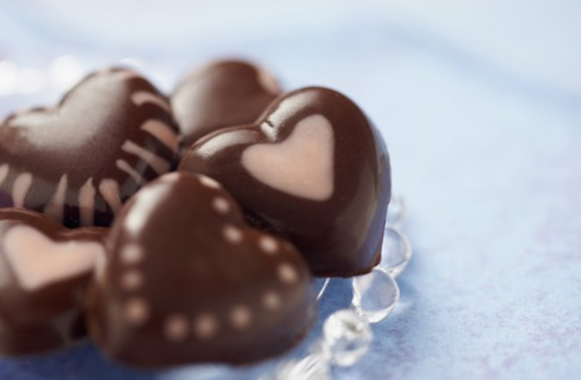 Chocolate hearts 521 (photo credit: Thinkstock/Imagebank)