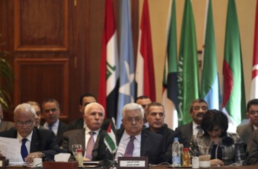 Abbas at Arab League in Cairo_391 (photo credit: Reuters)