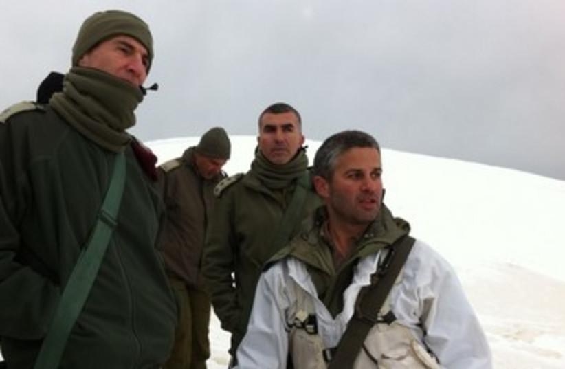 IDF tours hermon near syria_390 (photo credit: Courtesy IDF)
