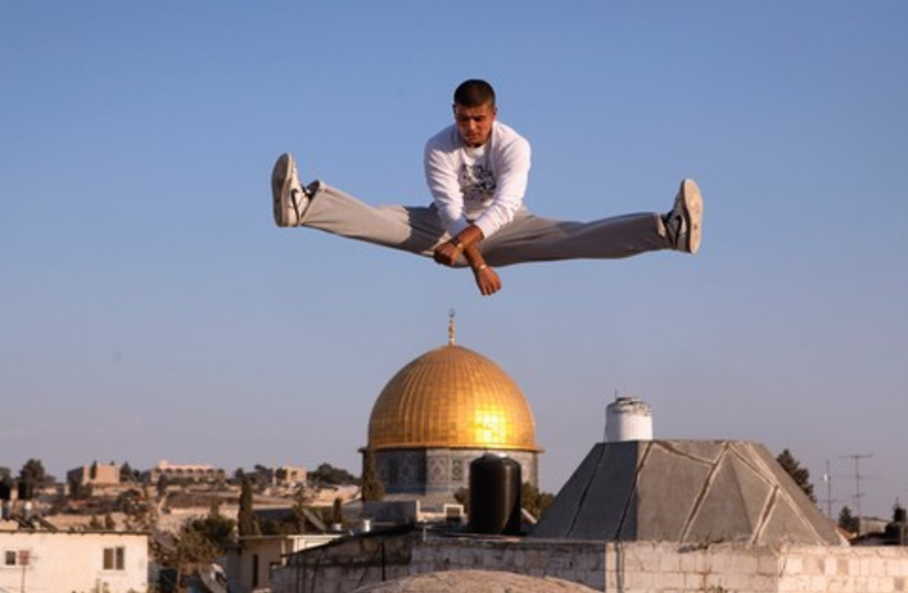 Parkour in Jerusalem 521 (photo credit: Matanya Tausig / FLASH 90)