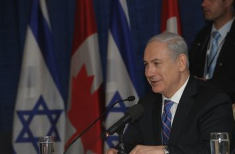 Prime Minister Binyamin Netanyahu in Ottawa 390 (photo credit: Mark Neyman / GPO)