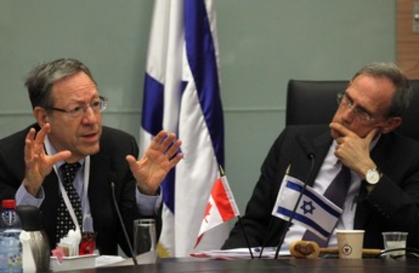 Irwin Cotler at FADC meeting 370 (photo credit: Marc Israel Sellem)