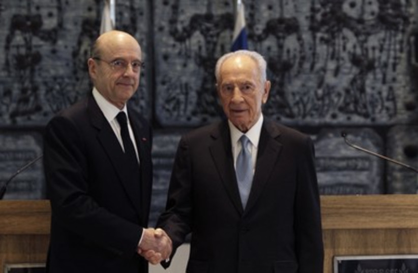 Peres and Juppe meet