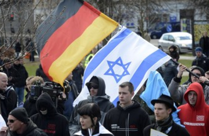 Anti-Islamic rally in Denmark_370 (photo credit: Fabian Bimmer/Reuters)
