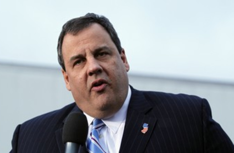 New Jersey governor Chris Christie 370 (photo credit: REUTERS/Rick Wilking)
