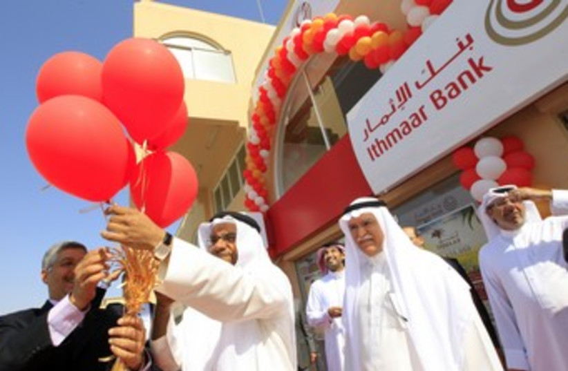 A bank opening in Bahrain 370 (R) (photo credit: Hamad I Mohammed / Reuters)