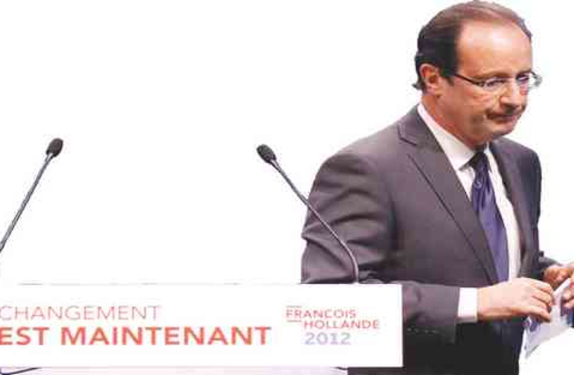 Francois Hollande (photo credit: Reuters)