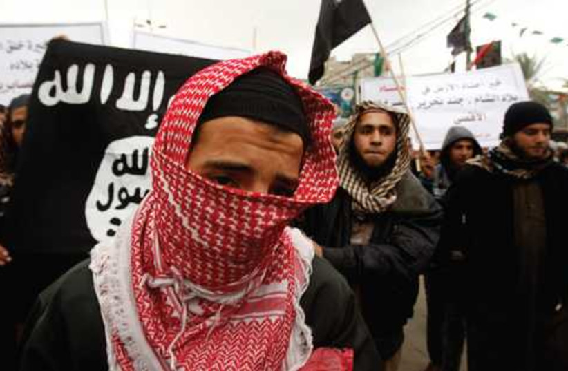 Salafi Palestinians 521 (photo credit: Reuters)