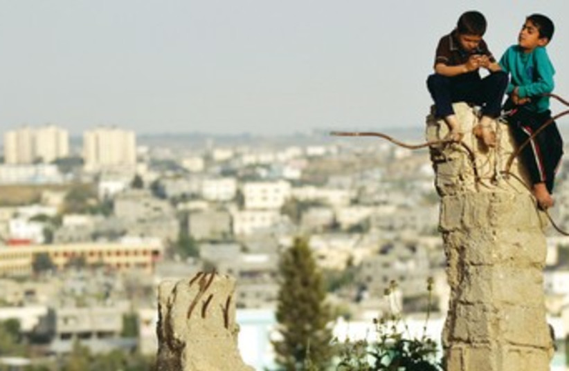 Palestinian children awesome picture 370 (photo credit: REUTERS)