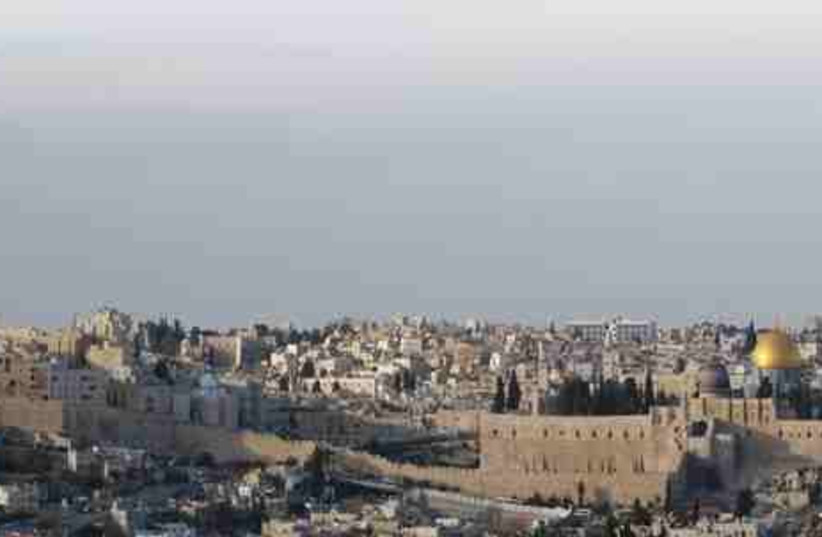 Jerusalem long art vue ville (photo credit: © Marc Israël Sellem)