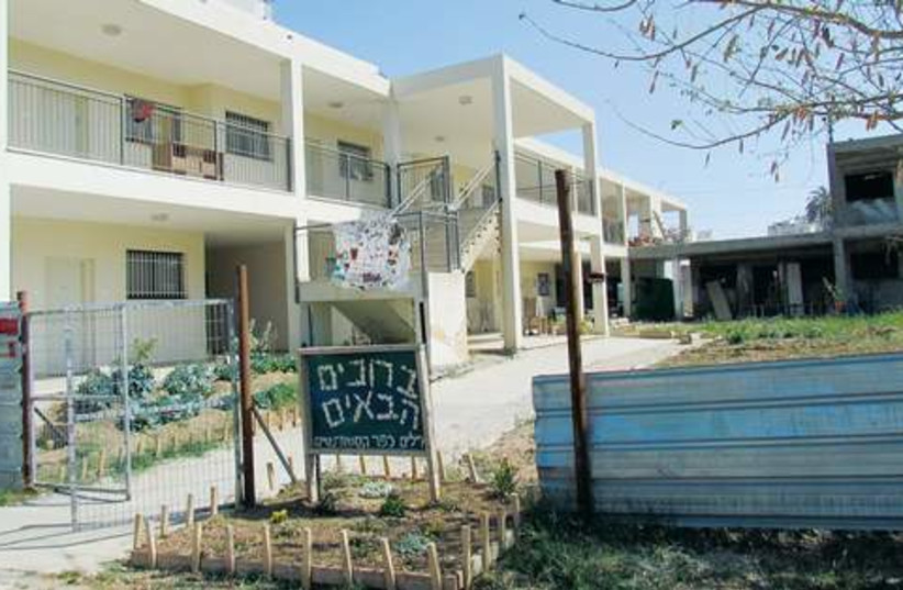 'Welcome to the Student Village' a sign reads 521 (photo credit: ARIEL ZILBER)