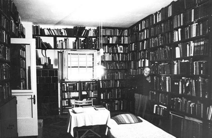 SY Agnon's library (photo credit: Beit Agnon)