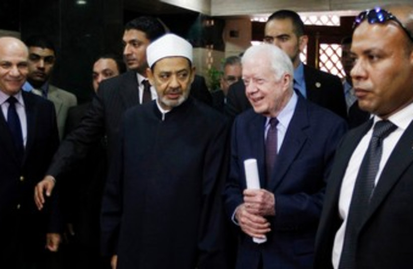 Jimmy Carter in Egypt 370 (photo credit: REUTERS)