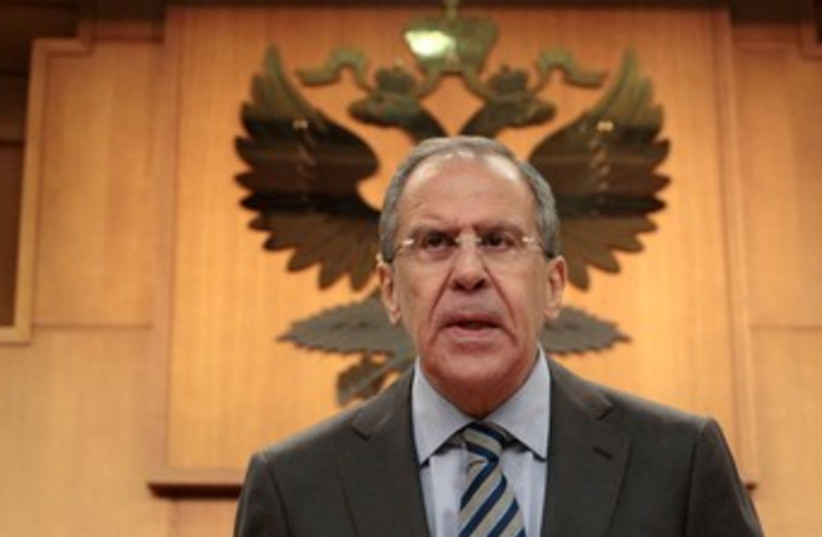 Russian Foreign Minister Sergei Lavrov 370 (photo credit: REUTERS/Sergei Karpukhin)