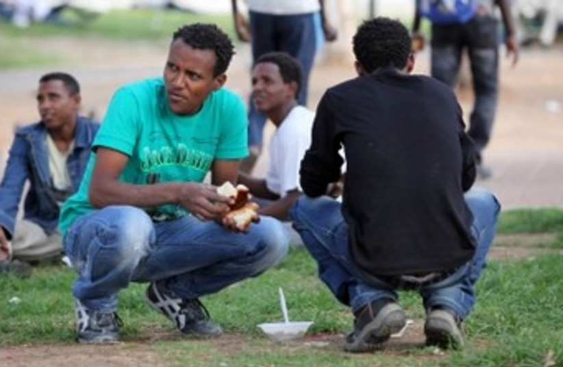 Eritrean migrants living in Tel Aviv 370 (photo credit: Marc Israel Sellem)